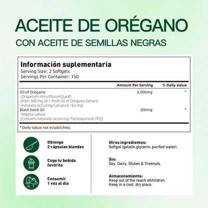 Welora - Orégano + Semilla Negra Natural